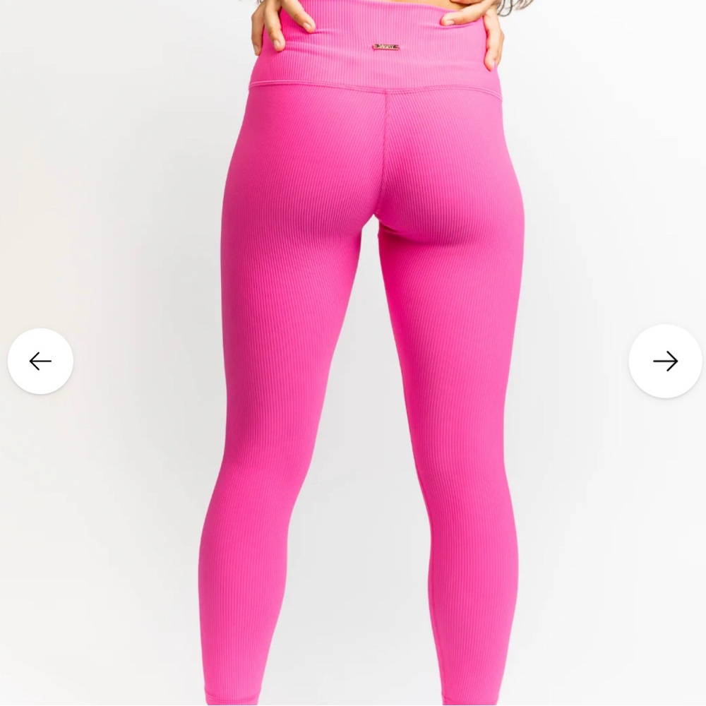 🧘🏻 J80 PUNK PINK RIBBED WORKOUT LEGGINGS!